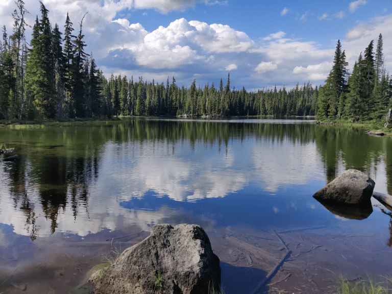 lake view in Oregon