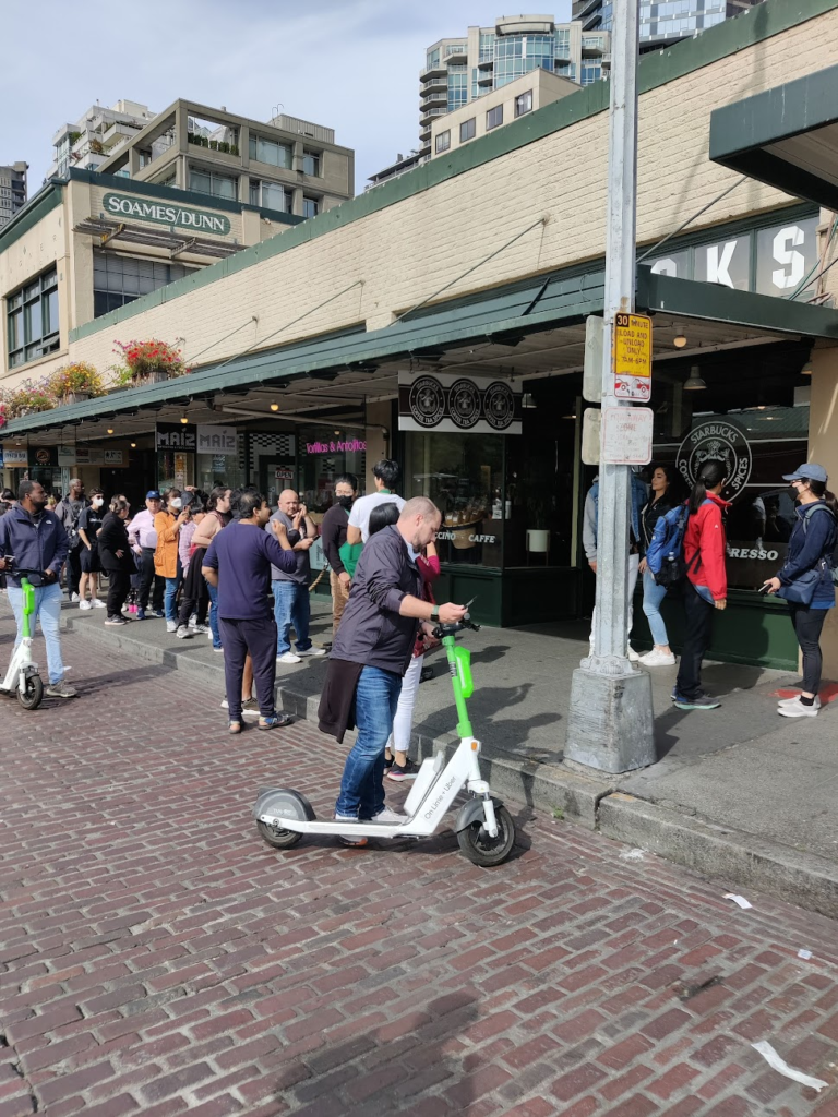 The original Starbucks cafe