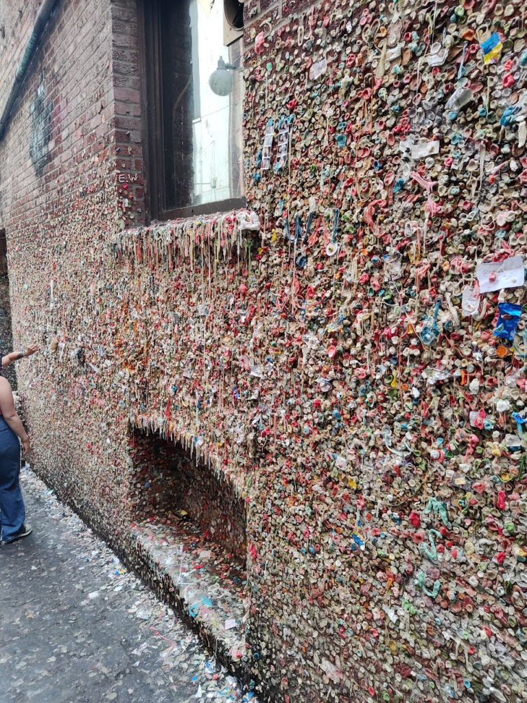 the gum wall in Seattle