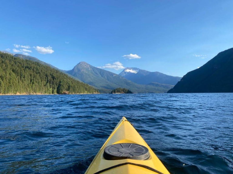 Kayaking on Ross Lake